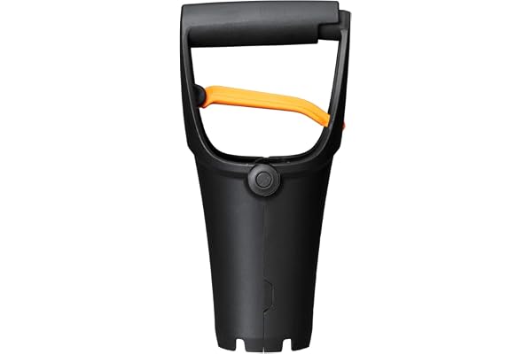 Fiskars Plantoir à Bulbes, Solid, Longueur : 24 cm, Poids : 258 g, Plastique, Noir/Orange, 1057079