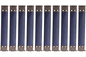 HEALIFTY 10pcs 10cm Metal Internal Flex Frames Handbag Hinges Spring Clip Bag for DIY Craft Coin Purse Bag Sewing Making Silver