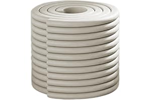LICSALIWE Paneles de pared acolchados protectores de esquinas para bebés 50 x 200 cm paneles de seguridad anticolisión tira autoadhesiva de espuma suave para dormitorios cabeceros y escaleras.