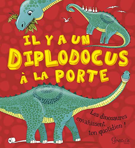 couverture de : Il y a un diplodocus &agrave; la porte
