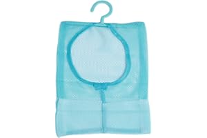 Romote suspendu Porte-Mesh Sac pince à linge panier Cuisine Salle de stockage Organizier Bleu