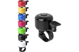 Binudum Bike Bell with Loud Melodious Sound Classic Mini Bicycle Bell for Kids Adults Bike Horn for Road, Mountain Bike for Scooter, MTB, BMX
