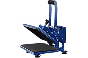 UKPRESS T Shirt Heat Press Machine 23 x 30cm High Pressure Sublimation Printing Heating Transfer Machine CH2122