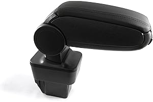 MY PET ELEPHANT Armlehne Mittelarmlehne Konsole Mittelkonsole Aufbewahrungsbox Schwarz Leder Für Astra H 2004-2013