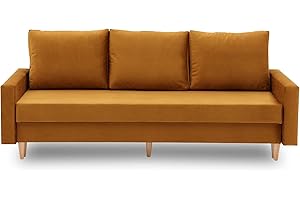 ADAMS GROUP Sofini Couch Bellis mit Schlaffunktion! Best Couch! Couch mit Bettkasten! (Monolith 48)