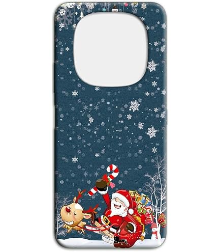 Yoedge 2 Custodie Natalizie Per Xiaomi Redmi Note 11S/11 4G – Silicone Morbido Con Disegni Alce E Addobbi, Trasparente, Regalo Donna