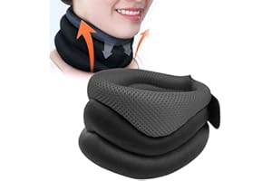 YJZQ Neck Support Brace Ergonomic Cervical Collar Breathable Neck Brace for Neck Pain Soft Foam Neck Collar Protector for Stabilizes Vertebrae, Sleeping, Relieves Pain and Pressure