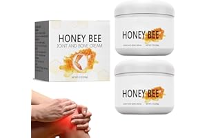 HIXIDELI 2Pcs Australian Honey Bee Venom Pain and Bone Healing Cream, Bee Venom Pain Cream, New Zealand Bee Venom Gel Joint and Bone Therapy, Bee Venom Cream for Arthritis