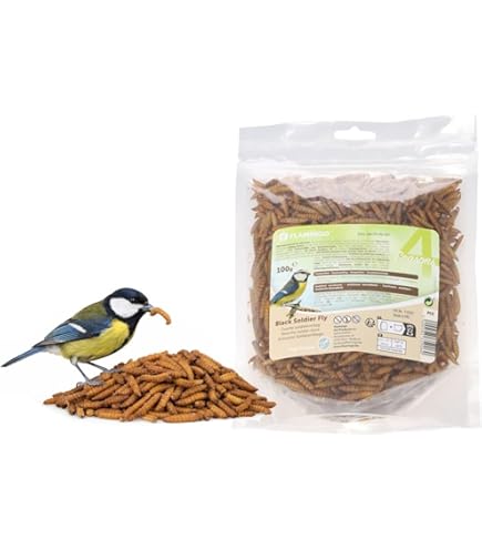 Voerwaarts | Meelwormen gedroogd | vogelvoer – - Diervoeding
