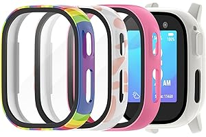 Tuocal 3 Stück Hart PC Hülle Kompatibel für Xplora X6 Play Schutzhülle, Ultradünn HD Gehärtetes Glas Kratzfester Rundum Displayschutz für Xplora X6 Play (Nicht für X6 Play Generation 2) Schutz Case