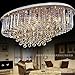 Produktbild Deckenleuchte LED oval Wohnzimmer Kristall-Licht die Halle Restaurant Entfrbung Lampen Durchmesser 60 * 40cm