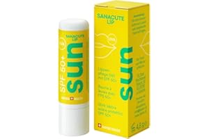 Lipivir Sun Lip Balm Stick SPF 50+ – High UVA & UVB Protection with Beeswax, Jojoba Oil, and Zinc Oxide – Moisturising Lip Care for Sun Protection