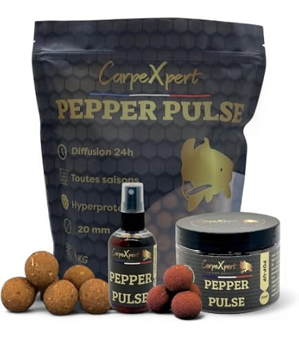 CARP TARGET - Bouillettes Premium au Squid de 16 mm - Une bouillette appât sucrée - Attire Les carpes et Les amours - Un mélange aromatique de farines Premium - Efficace Pendant