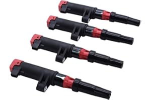 TAKPART 4 x bobina de encendido para Clio, Megane, Grand, Scenic 1.4 1.6 1.8 2.0 7700107177