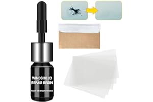 UJOOGBU Windscreen Repair Kit,Windscreen Crack Repair Kit,Windscreen Chip Repair Kit,Glass Repair Kit,Windshield Repair Kit, Glass Repair Liquid for Chips and Cracks Bulls-Eye,Star-Shaped, Nick(1 PCS)