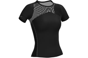PRS Maglia Tecnica Donna Running, Fitness, Yoga, Canotta Palestra Donna, Maglietta Sportiva Senza Cuciture, T Shirt Crop Top Leggera e Traspirante