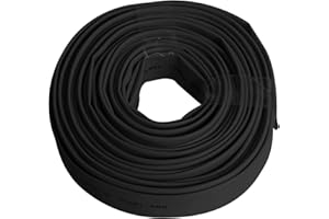 通用 Aoje-Link 7mm ID Black Heat Shrink Tubing Shrinkable Tube 5M(16.4Ft) 1pcs