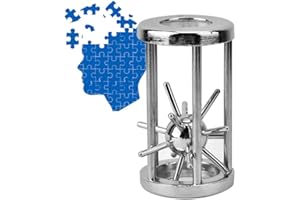 TNFEEON Metal Wire Puzzle Set Brain Teaser IQ Test Disentanglement Unlock Interlock Game Magic Trick Toy Educational Toy for Party Favor Kids Adults Challenge