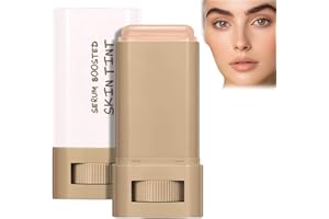 XUNZHI Beauty Balm Serum Boosted Skin Tint,Balm Foundation,Serum-Boosted Beauty B/alm Foundation Stick,F/oundation Stick,Makeup F/oundation S/tick for Women,Tinted Moisturizer Fo/undation S/tick,#05