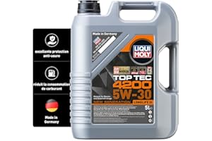 LIQUI MOLY Top Tec 4200 5W-30 New Generation, 5 L, Technologie de synthèse Huile motrice, SKU: 8973