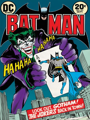 DC Comics Batman The Joker Is Back In Town Canvas, 60 x 80 cm