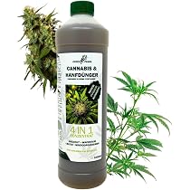 GreenPanda Cannabis dngen - 1L Hanf Dnger - BIO Grow Dnger - Cannabis  Autoflower fr Indoor & Outdoor - Konzentrat - Organisch fr prchtige  Blten - Bis zu 100L Giewasser : Amazon.de: Garten