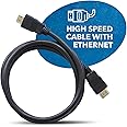 JGD PRODUCTS HDMI Cable 4K High Speed HDMI Cord 10.2 Gbps with Ethernet Support 4K,24Hz for All HDMI Devices, Laptop, Computer, UHD TV, Monitor, Xbox 360, PS4, PS5, Gaming Console (1.5 Meter/ 5 Feet)