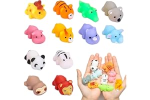 Yeefunjoy Squeeze Zabawki 12 sztuk na przyjęcie dla dzieci, Mochi Squeeze Toys Mini miękkie zabawki antystresowe dla dorosłych, wypełniacze wielkanocne, prezent na Boże Narodzenie, urodziny