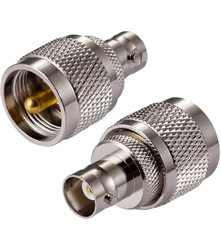 Adattatore Coassiale Keple Da N Maschio A UHF Femmina – 2 Pezzi, Placcato Oro, 50 Ohm, Per Antenna, Radio, Wi-Fi E Telecomunicazioni