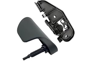 CANJPTON Poignée de déverrouillage de capot et support compatible avec Audi TT Mk2 2007-2014 RHD Poignée de déverrouillage et support 8J2823533C 8J2823633C