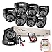 Produktbild ZOSI CCTV HD 720P Videoüberwachung System Überwachungsset 8CH TVI HDMI DVR mit 8 Outdoor 1MP Wetterfest Dome Überwachungskamera 20M IR Nachtsicht, 1TB Festplatte