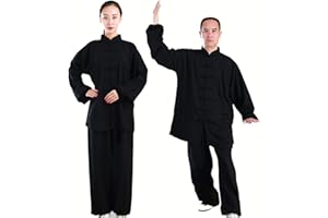 HFCY Uomo Kung Fu Abbigliamento Arti Marziali Uniforme Donne Tai Chi Uniforme Costume Meditazione Cinese Tradizionali Uniformi Wing Chun