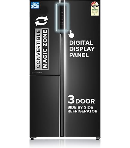 Haier 565 L Anti-Frost Side-By-Side Refrigerator (Golden Steel