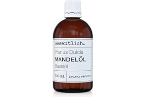 ‎WESENTLICH. Mandelöl 100ml - 100% reines Basisöl von wesentlich. - natürliche Pflege für Haut und Haar