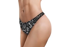 LittleForBig Unisex Hipster Slip Mesh Blume Tanga Höschen Mesh Shaping Tucking Gaff Höschen für Sissies Crossdresser Transgender Individuen