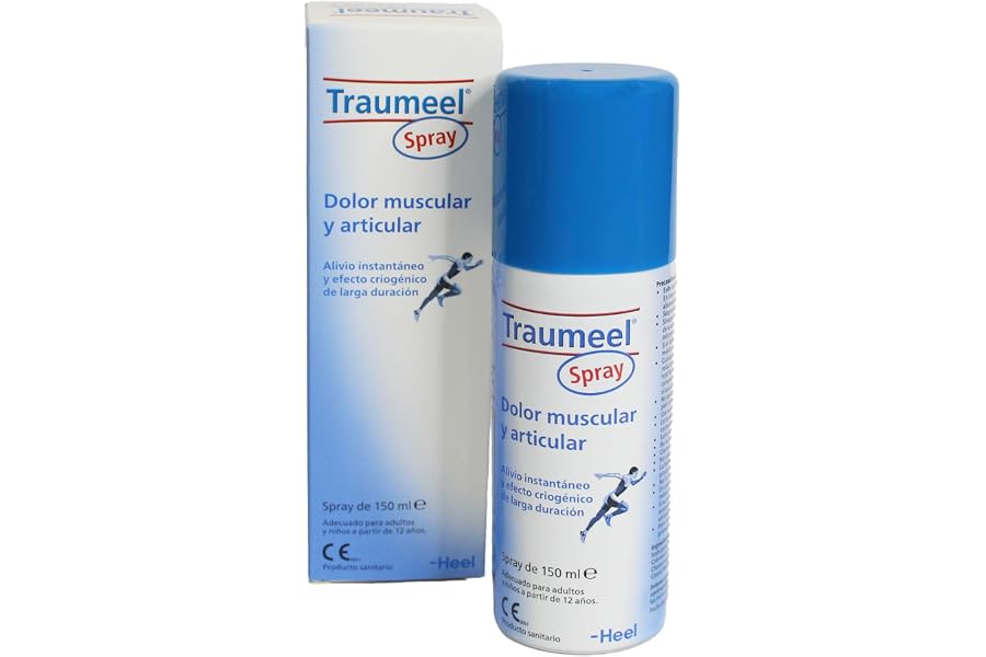 Heel Traumeel Spray Frío a base de Plantas, 150 ml | Para Golpes y Muscular, No te pares