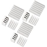 AZDelivery 3 x Lot de 3 en Aluminium dissipateur Thermique Passif dans différentes Tailles pour Raspberry Pi modèle A + B