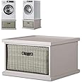 Tetbury washing machine pedestal stand. Truffle washing machine stand base with drawer. Fully Assembled