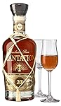 Plantation Barbados XO Extra Old 20th Anniversary mit Geschenkverpackung mit 2 Gl&auml;sern Rum (1 x 0.7 l)