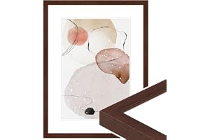 WANDStyle tavelram valnöt-look DIN A5 15x21 cm av trä i modern stil