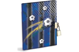 MARELI Marelli - Diario secreto, 14,5 x 18 cm, con candado de metal y 2 llaves