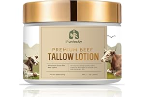 DASHR Beef Tallow, Tallow Cream for Skin, Beef Tallow Organic Cream, for All Skin Types, 50 ml