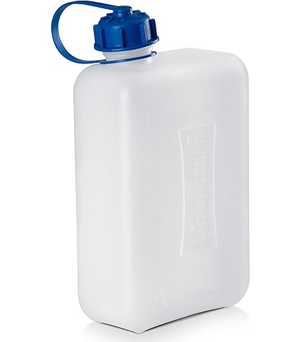 Tanica Con Tubo Di Scarico Tanica Per Acqua ECO Da 6 Litri - HD-PE, Con Tubo, Naturale, Per Alimenti Tanica Acqua 20 Litri