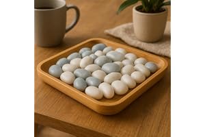 Ugaoo White Pebbles for Plants Pots, White Stones for Plants, White Pebbles for Decoration, Stones for Decoration & Garden Decor – 1 kg