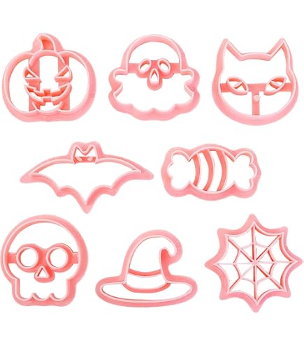 Keepaty Set Di Formine Per Biscotti Di Halloween, 16 Forme, Fantasma