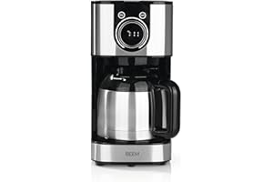 BEEM FRESH-AROMA-SWITCH caffettiera a filtro - Thermo | con brocca thermos da 1 l per un caffè di lunga durata | elegante rotella di comando per un funzionamento ottimale | timer 24h | 800 W