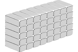 Wukong Imanes Fuertes 12×5×3mm Imanes Extrafuertes 40 Unidades Imanes De Barra Pequeños Para Arte, Manualidades, Modelismo, Bricolaje, Oficina, Nevera Y Hogar