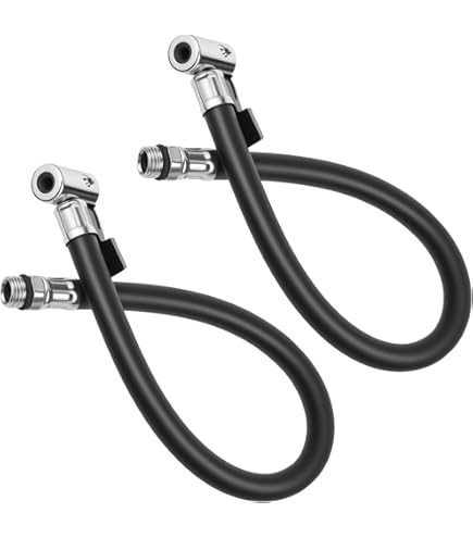 4 stuks autoventiel hefboomstekker Air Chuck, 8 mm messing 1/4 inch NPT banden vulnippel ventielset, bandenvulslang messing autoventiel adapter voor auto, fiets, motorfiets, compressor