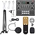 MIRHA Elite V9 Sound Card & BM800 Pro Microphone Bundle for Advanced Broadcasting
