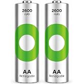 GP Batteries Recyko 2600 AA Kalem Ni-Mh Şarjlı Pil, 1.2 Volt, 2'li Kart